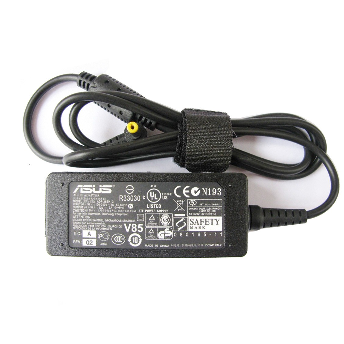 original 36w asus eee pc mk90h 901 900ha 1000xp 1000h adapter + cord Asus-12V-3A-4.8-1.7mm
