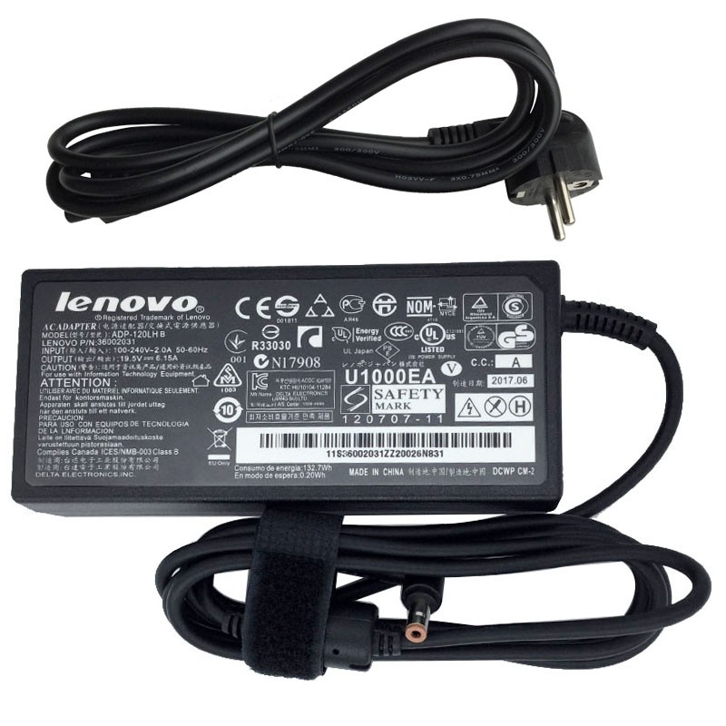 original 120w lenovo ideapad z570 1024-dju netzteil adapter ladegerät power supply Lenovo-19.5V-6.15A-2.5mm