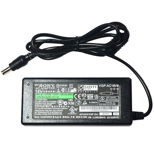 Original 64W Sony Pcga-Ac16V1 Pcga-Ac16V3 Netzteil Adapter Ladegerät Ladekabel