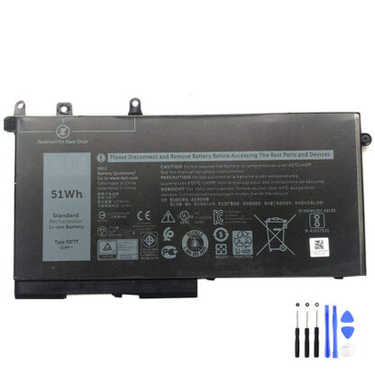 93FTF Dell Akku 51Wh 11.4Volt 42.54mAh