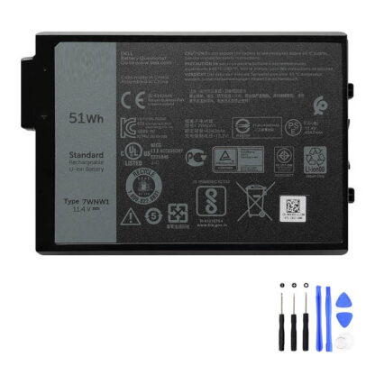 7WNW1 Dell Akku 51Wh 11.4Volt 43.42mAh