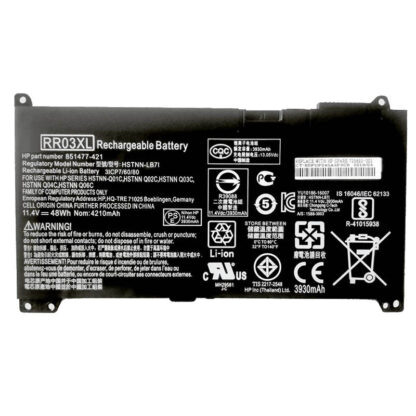 RR03XL HP Akku 48Wh 10.95Volt 43.85mAh – Bild 2
