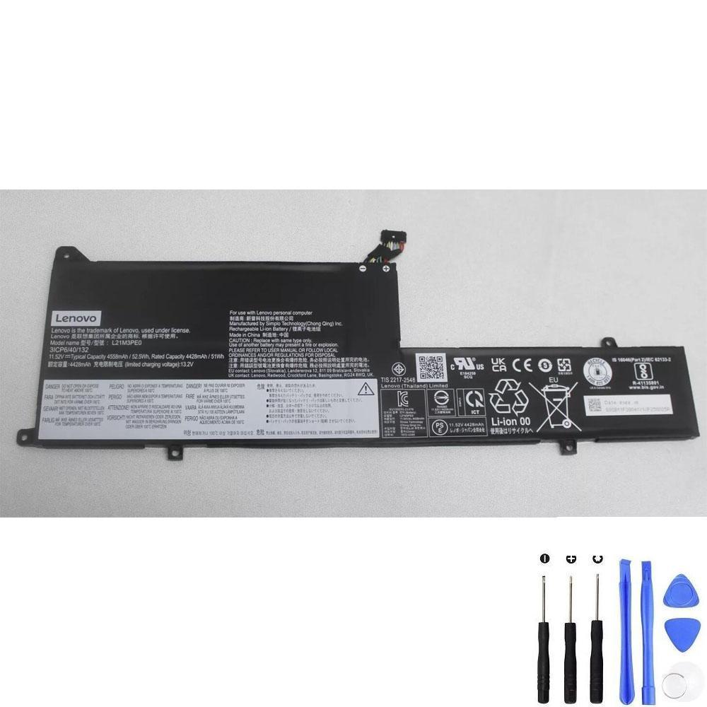 Lenovo L21M3PE0 52.5Wh Batterie Akku