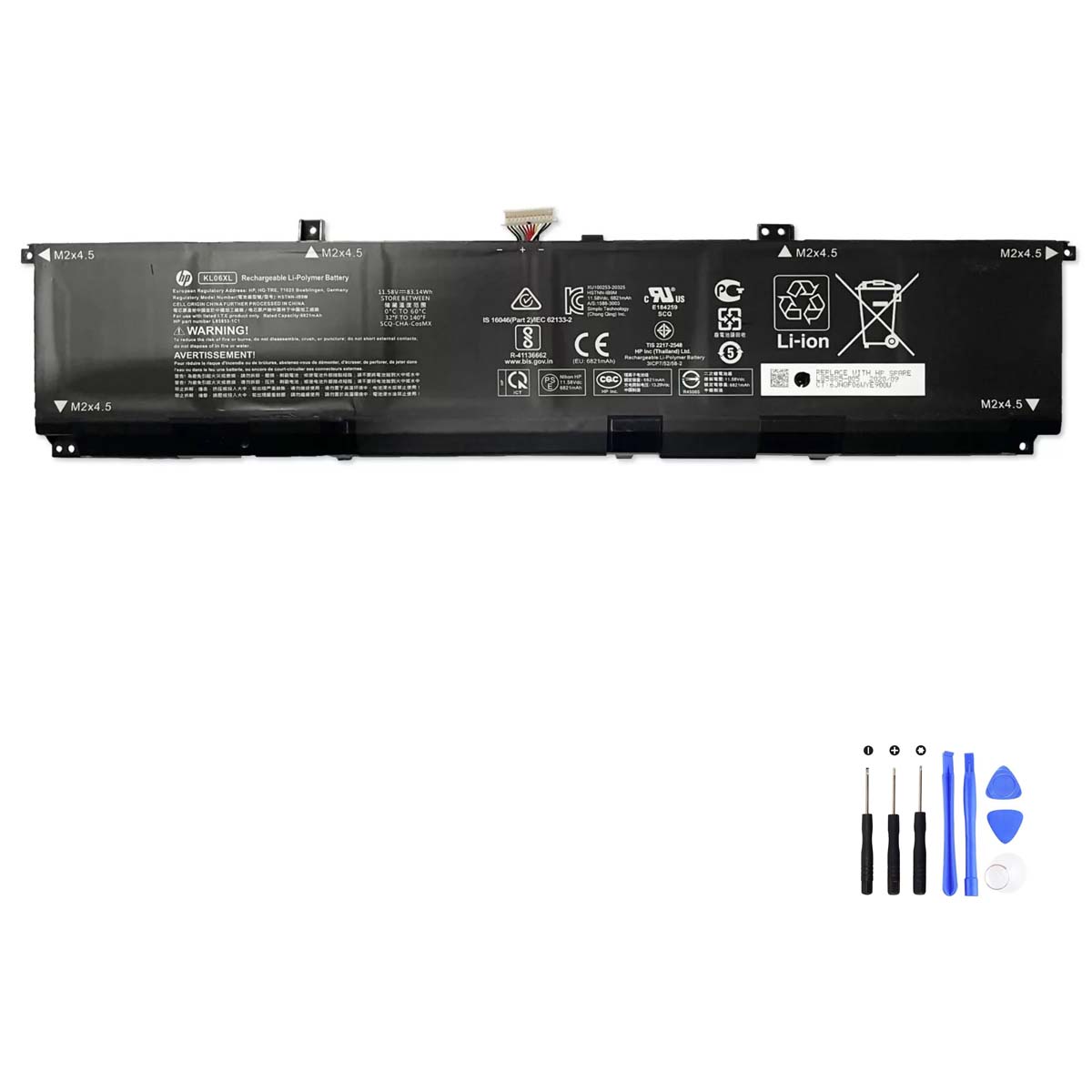 HP KL06XL 83Wh Batterie Akku
