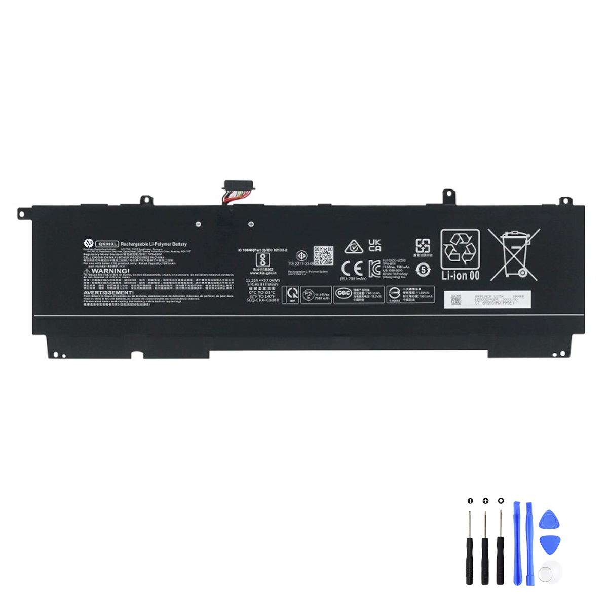 HP QK06XL 97Wh Batterie Akku