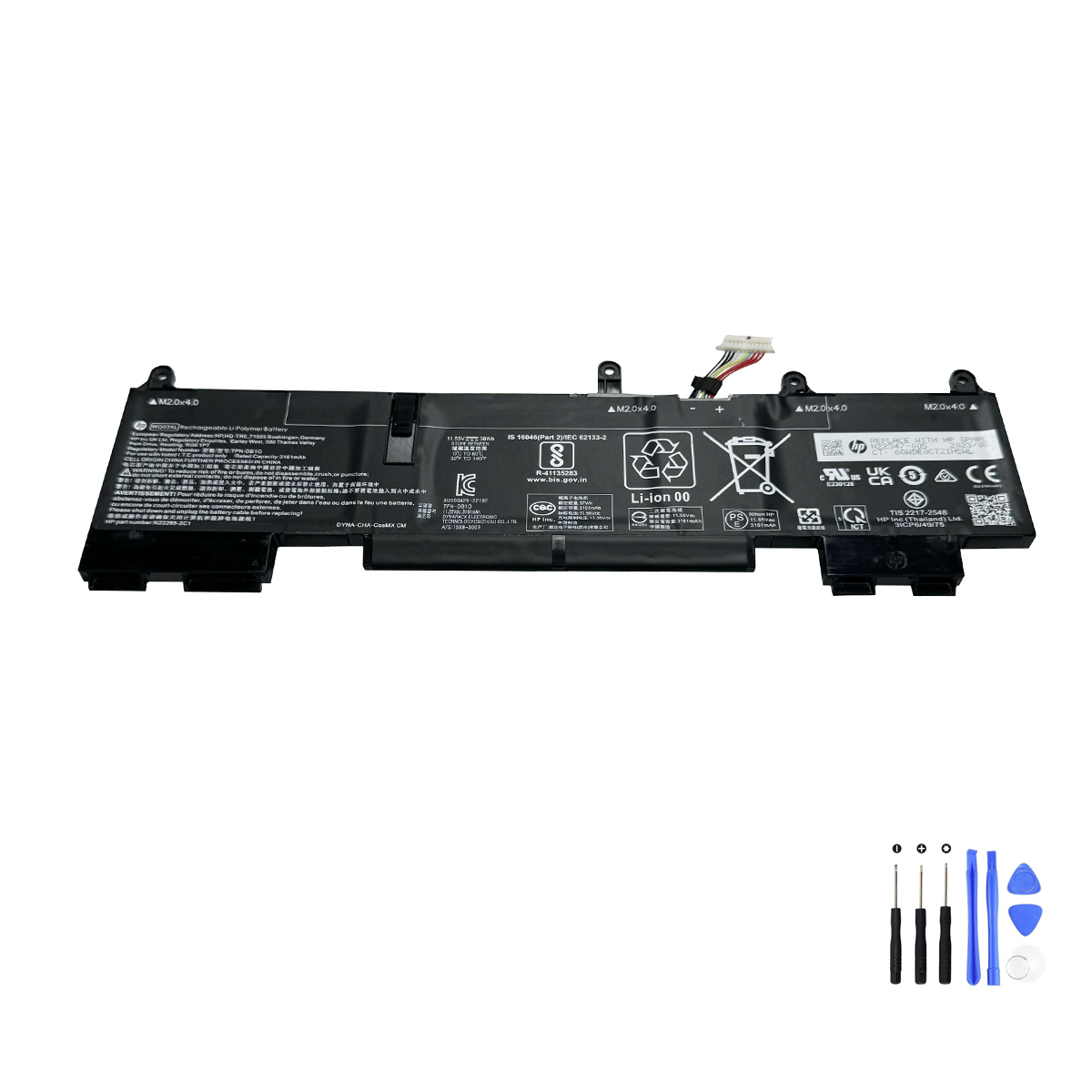 HP WQ03XL 38Wh Batterie Akku