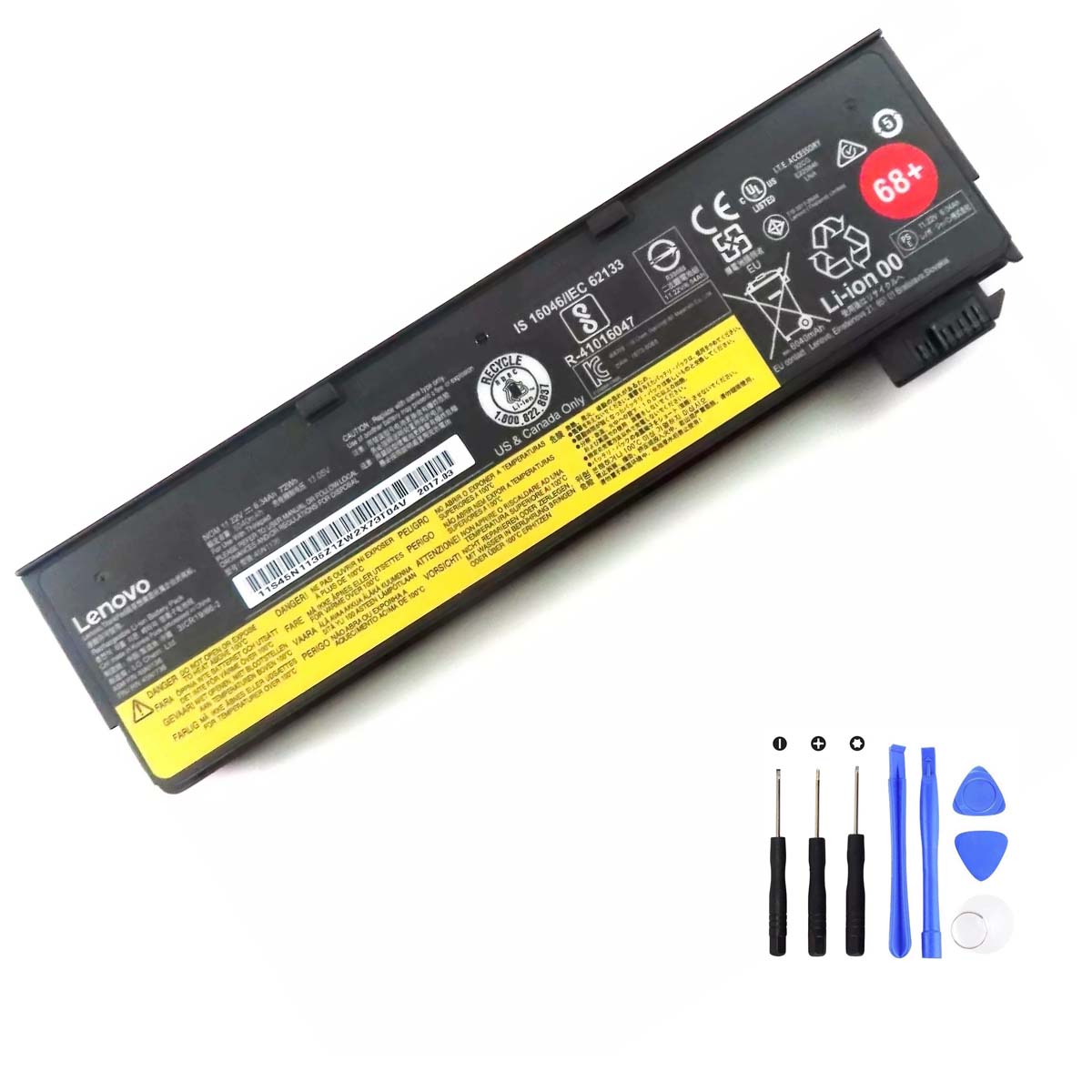 Lenovo 45N1738 72Wh Batterie Akku