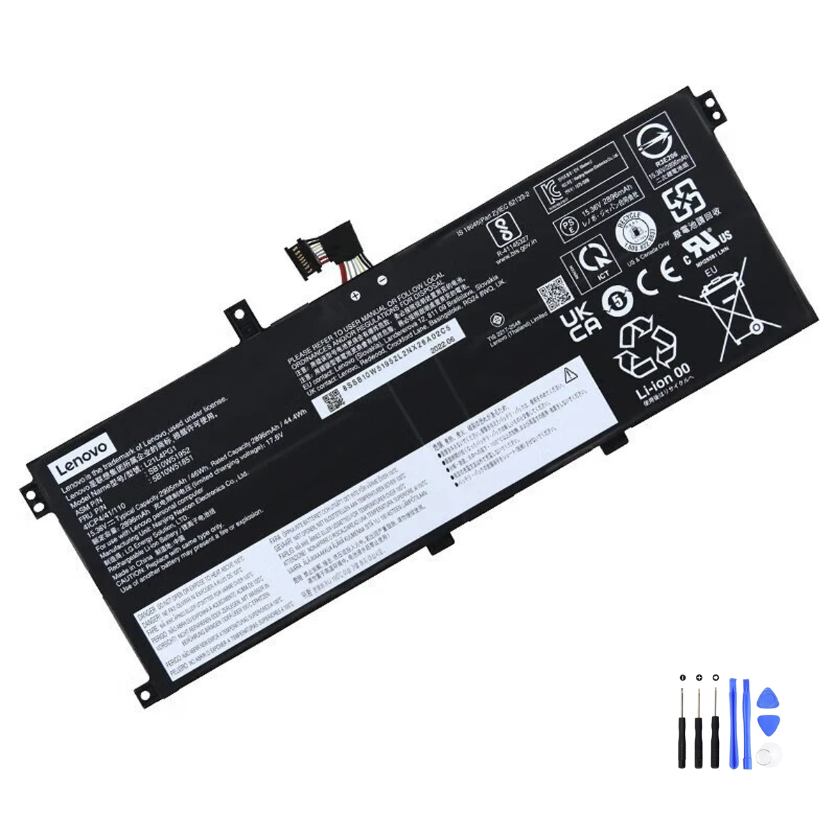 Lenovo L21M4PG1 46Wh Batterie Akku
