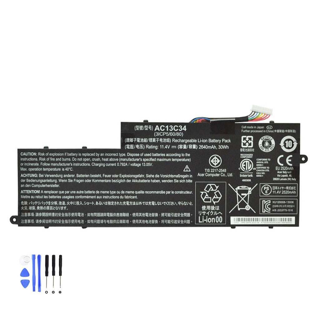 30Wh Acer AC13C34 Akku