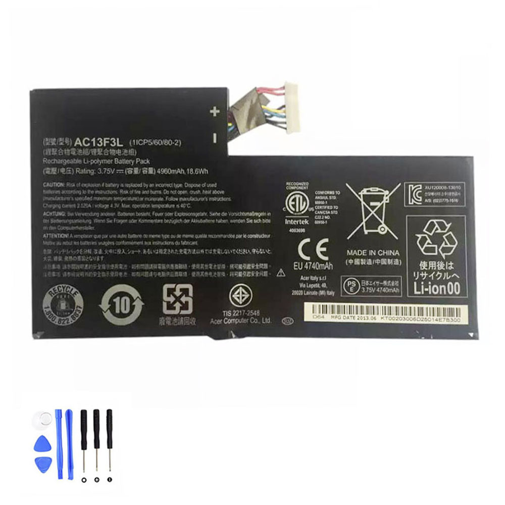 18.6Wh Acer AC13F3L Akku