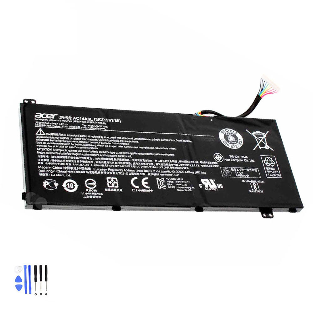 52.5Wh Acer AC14A8L Akku