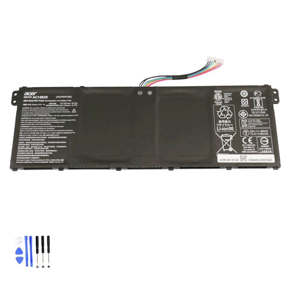 49.7Wh Acer AC14B3K Akku