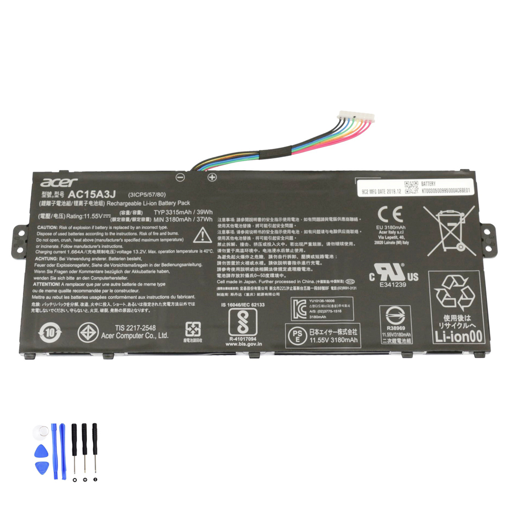 39Wh Acer AC15A3J Akku