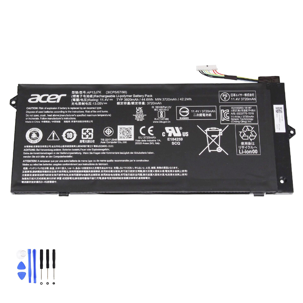 45Wh Acer AP13J7K Akku