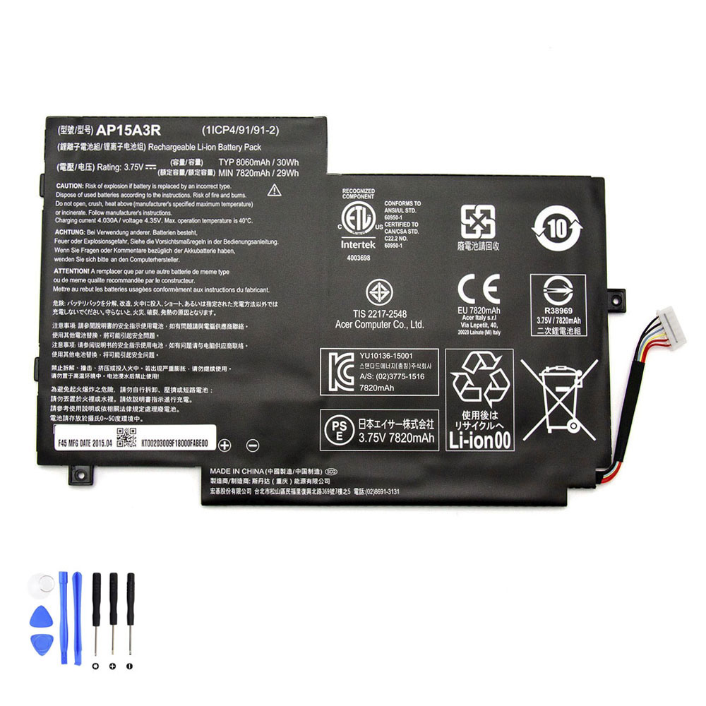 30Wh Acer AP15A3R Akku