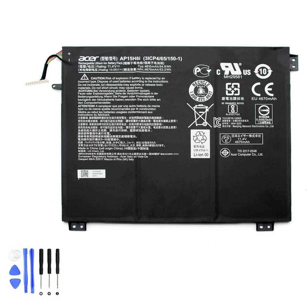 54.8Wh Acer AP15H8i Akku