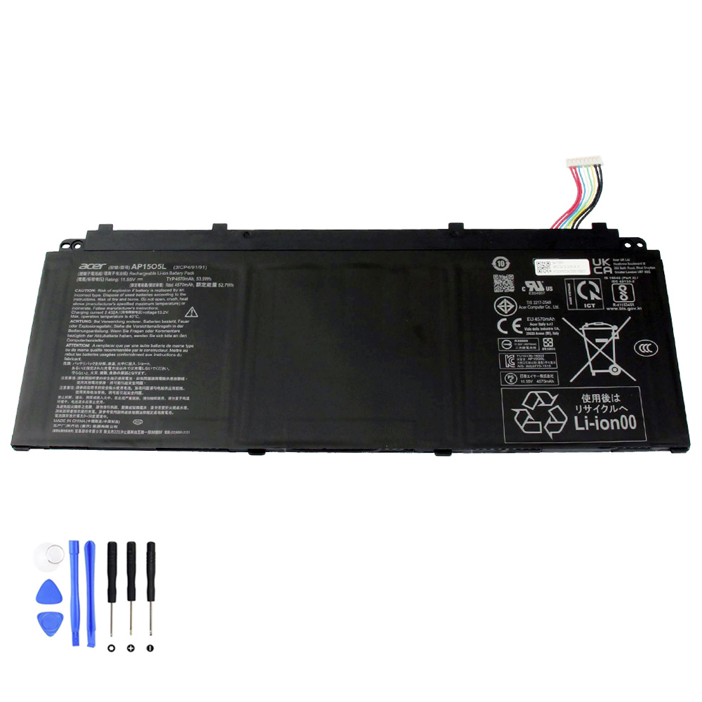 53.9Wh Acer AP15O5L A Akku