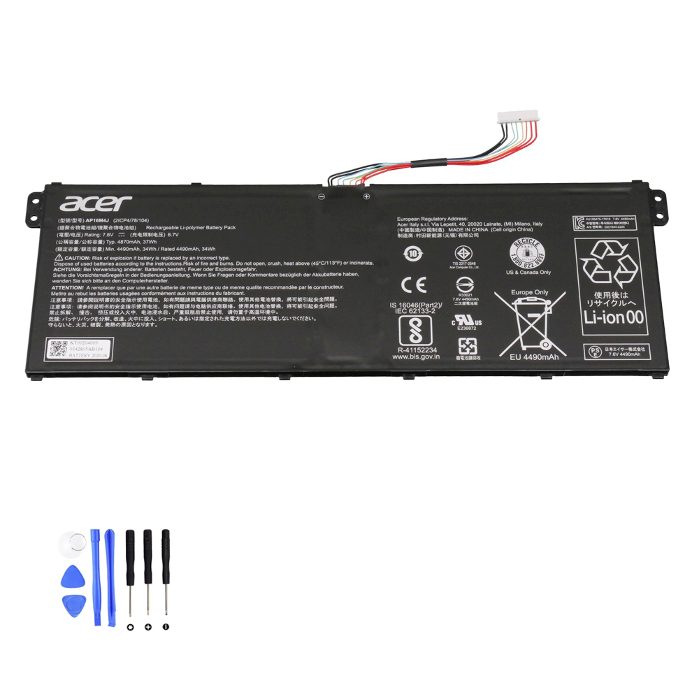 37Wh Acer AP16M4J Akku