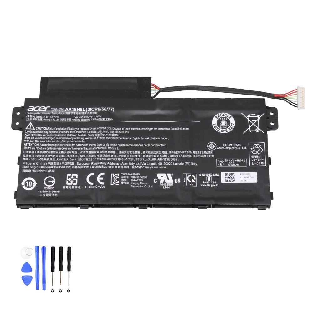 51.5Wh Acer AP18H8L Akku