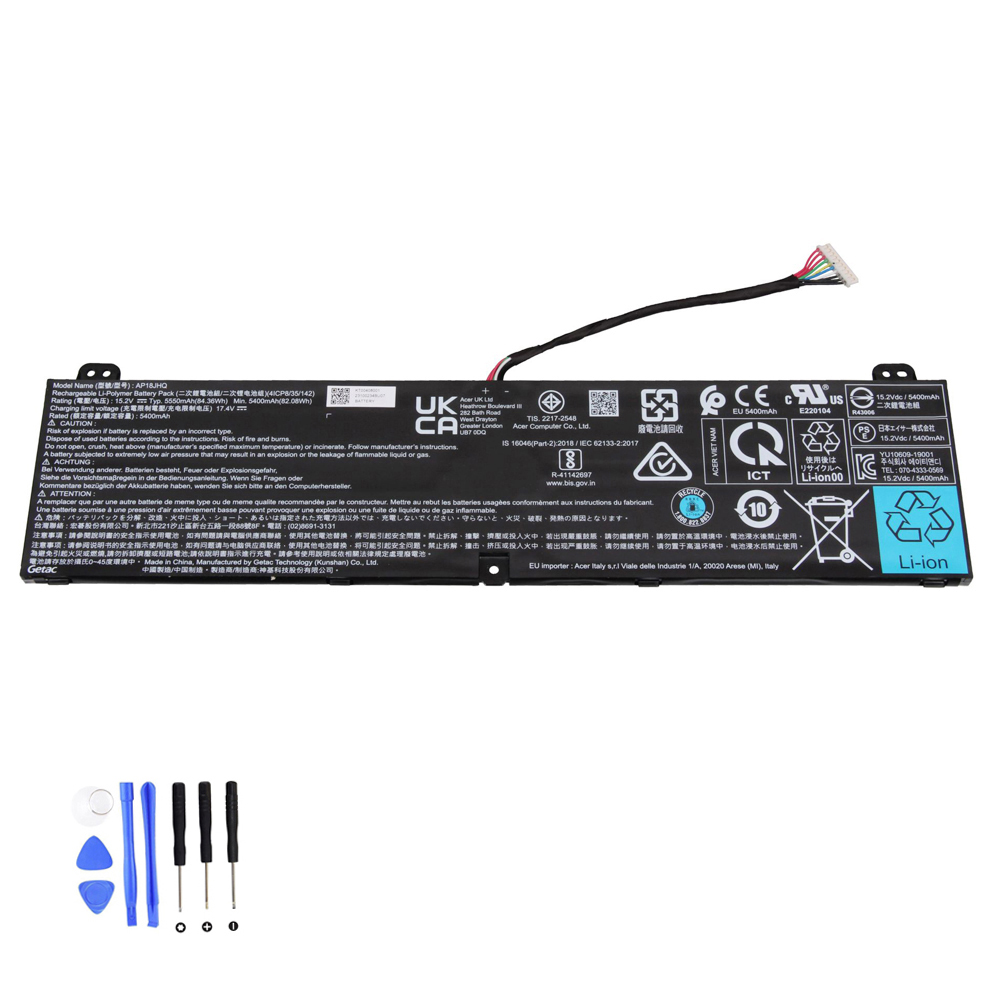 84.36Wh Acer AP18JHQ Akku