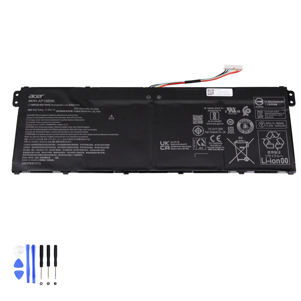 41Wh Acer AP19B5K Akku