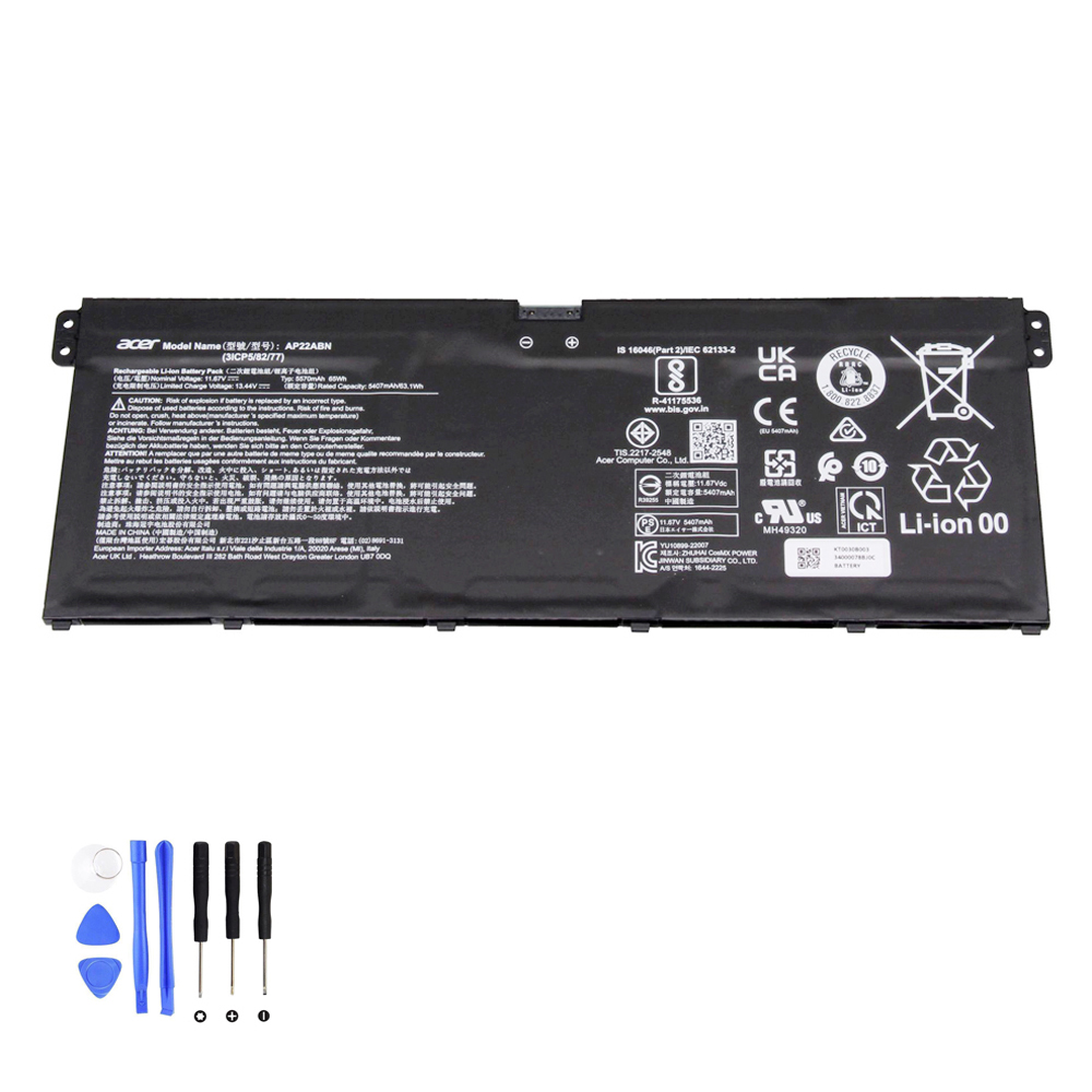 65Wh Acer AP22ABN Akku