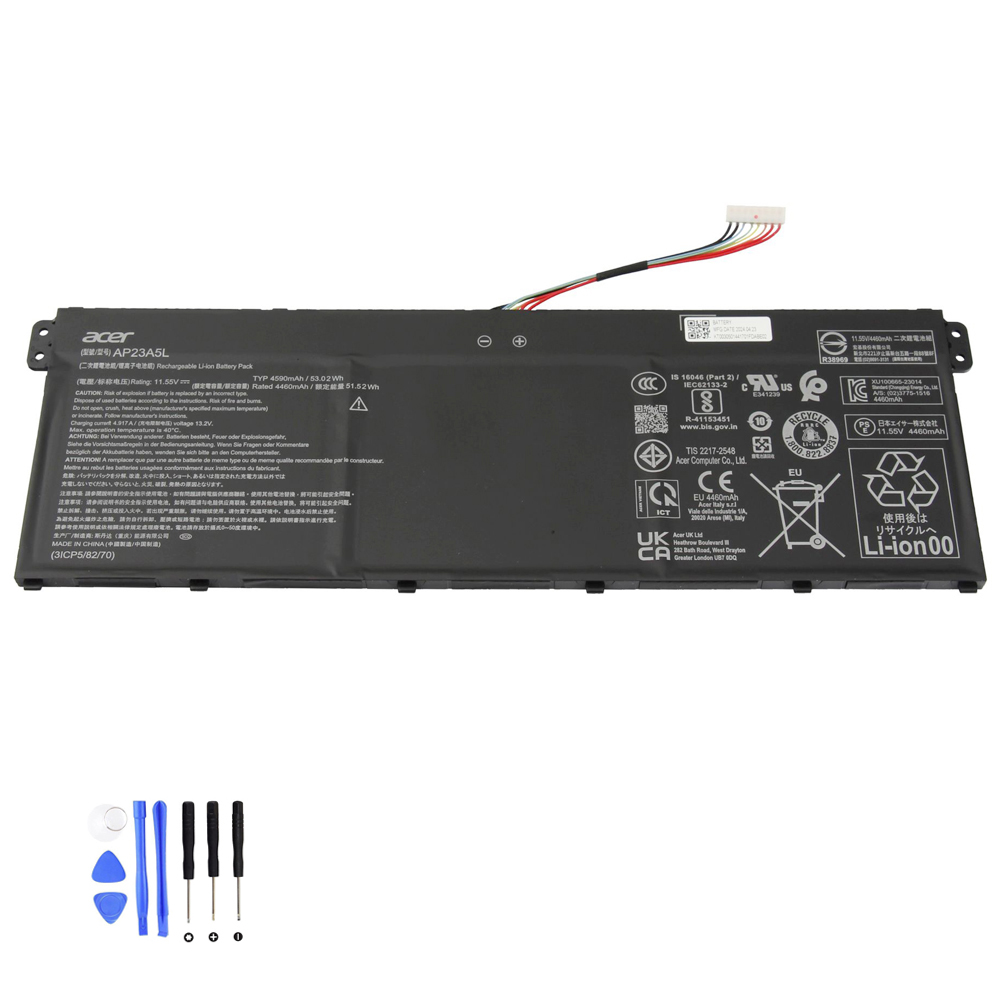 53Wh Acer AP23A5L Akku