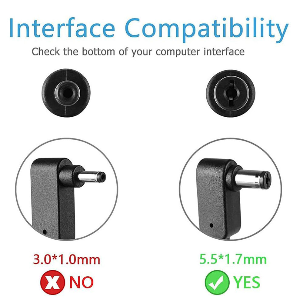 19V 2.1A 40W Acer 5.5mm 1.7mm Netzteil Ladegerät – Bild 3