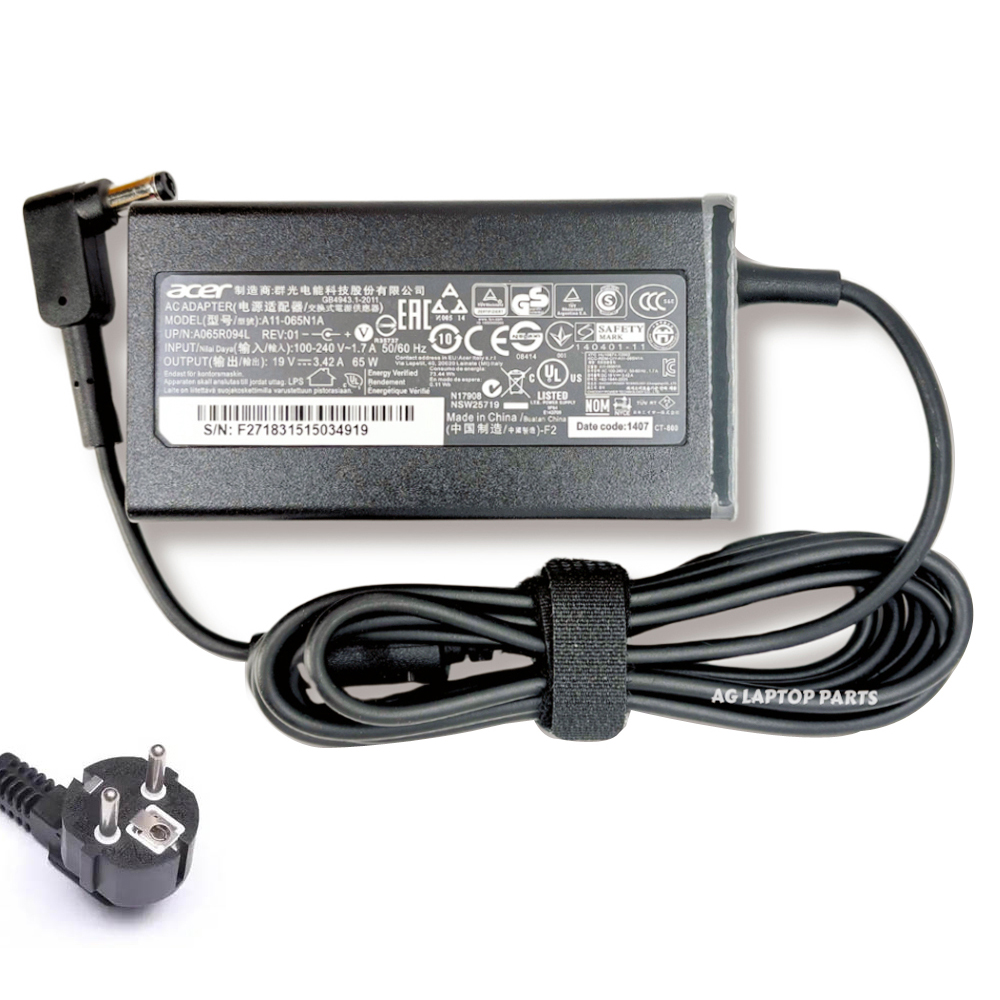 19V 3.42A 65W Acer 5.5mm 1.7mm Netzteil Ladegerät