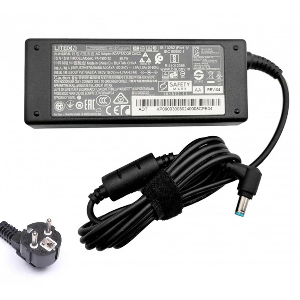 19V 4.74A 90W Acer 5.5 mm 1.7 mm Netzteil Ladegerät