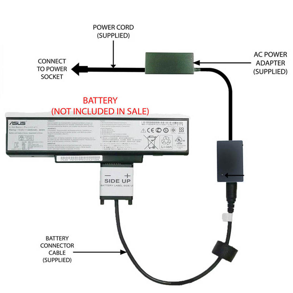 48Wh Asus A32-K72 Akku – Bild 2