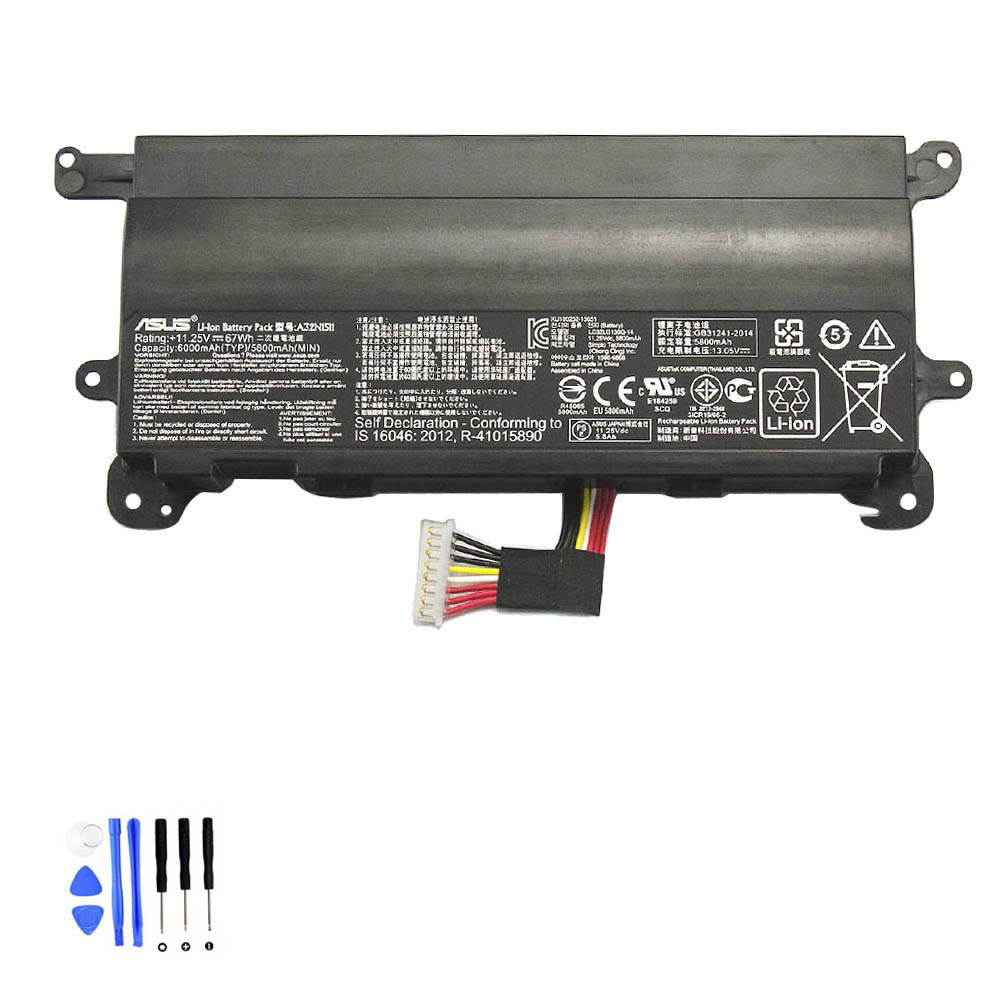 67Wh Asus A32N1511 Akku