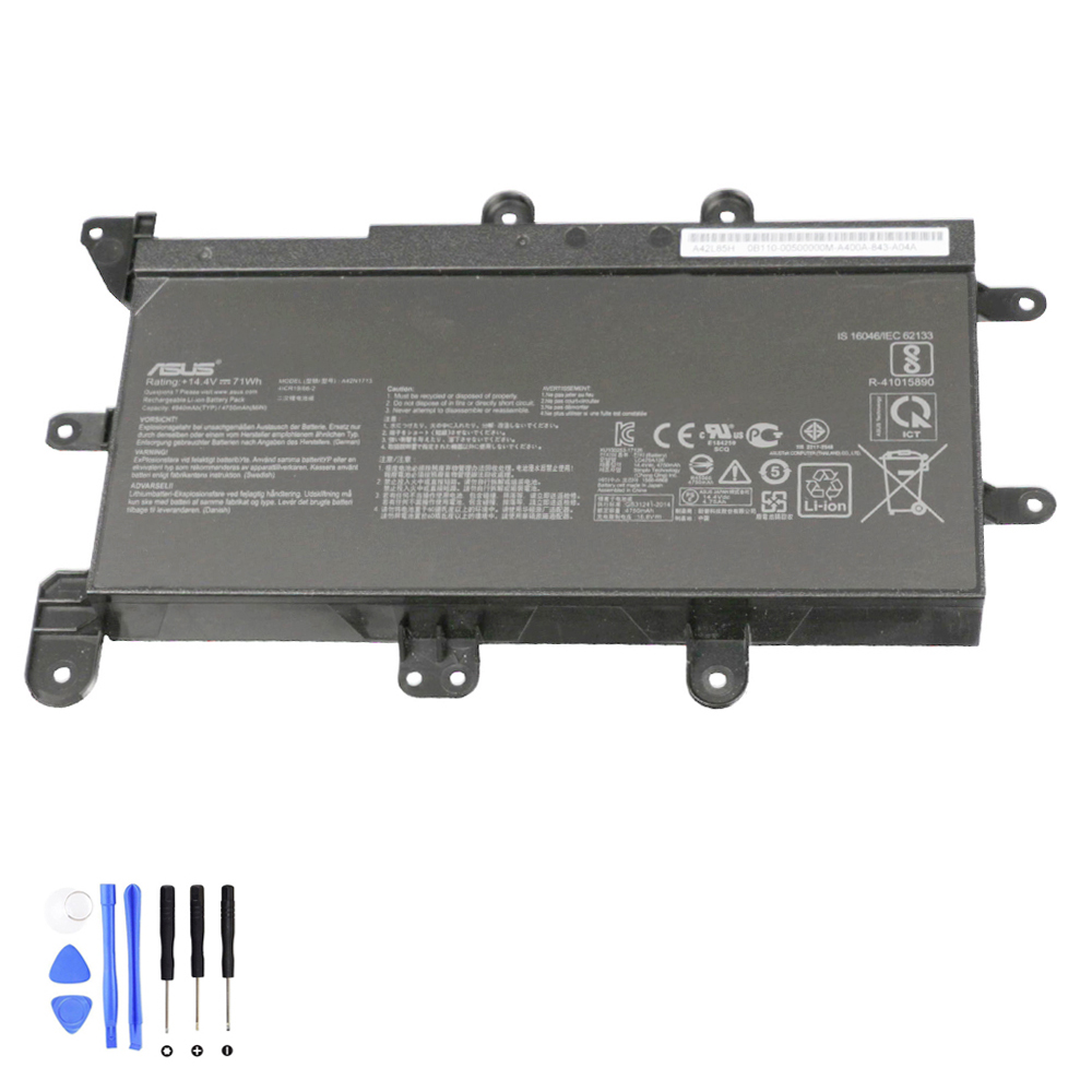 71Wh Asus A42N1713 Akku