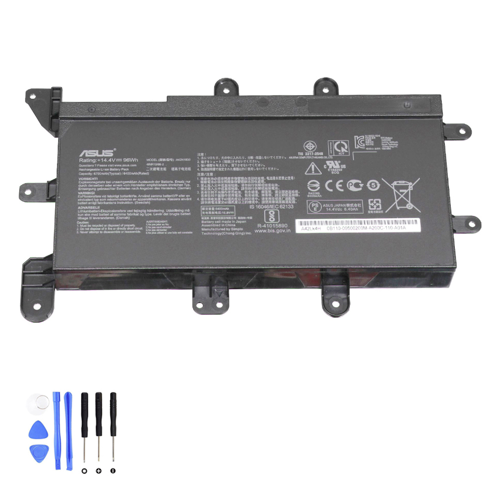 96Wh Asus A42N1830 Akku