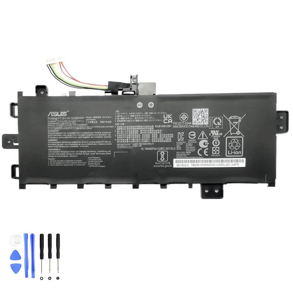 32Wh Asus B21N1818 Akku