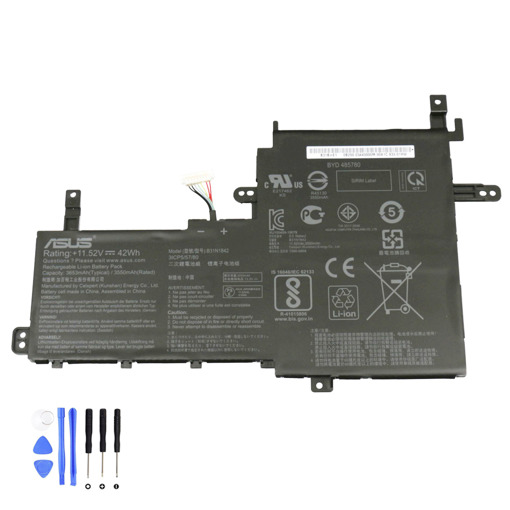 42Wh Asus B31N1842 Akku