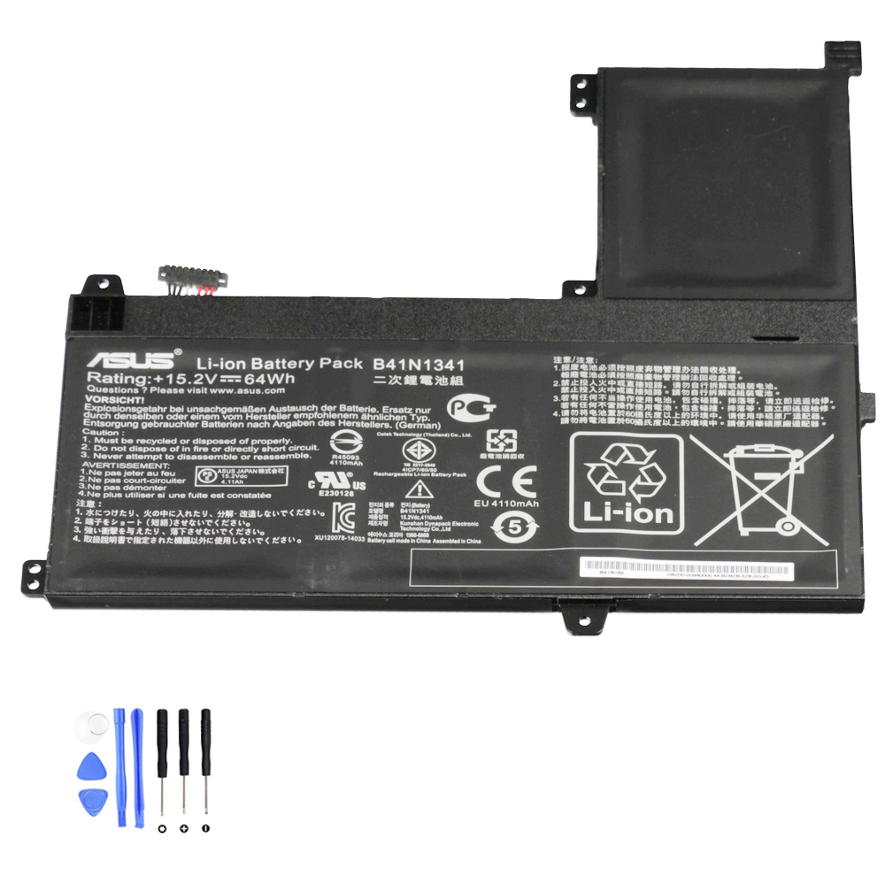 64Wh Asus B41N1341 Akku