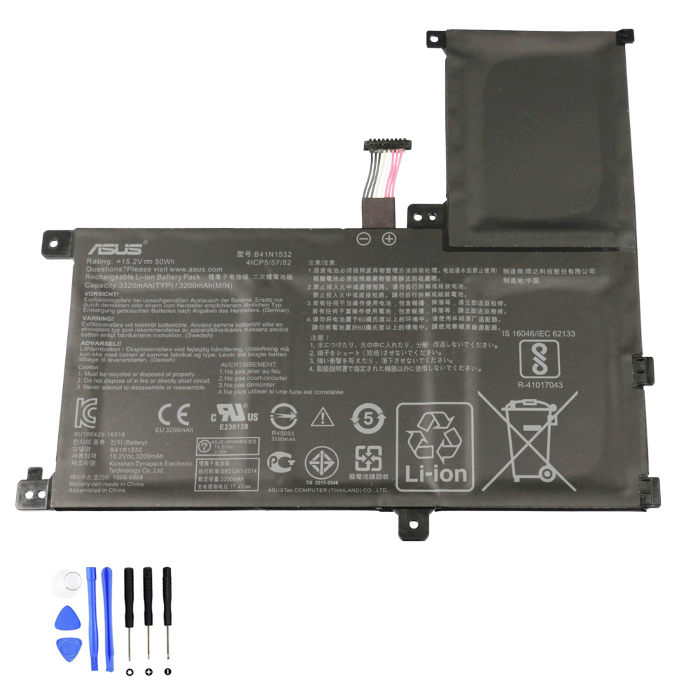 50Wh Asus B41N1532 Akku