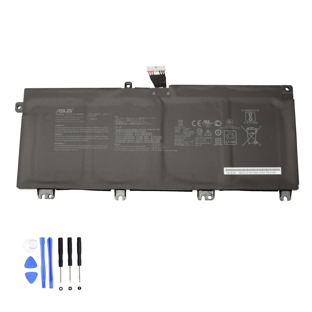 64Wh Asus B41N1711 Short Line Akku