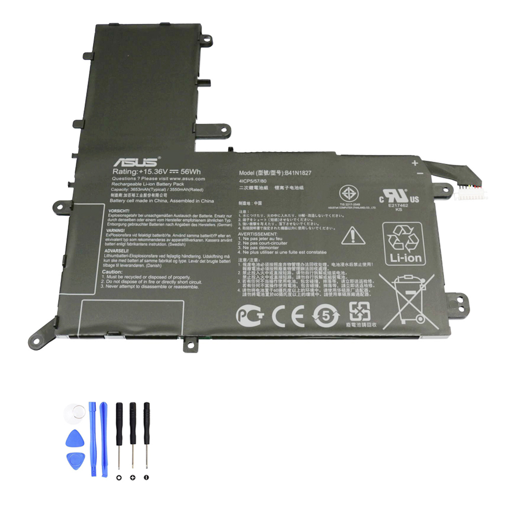 56Wh Asus B41N1827 Akku