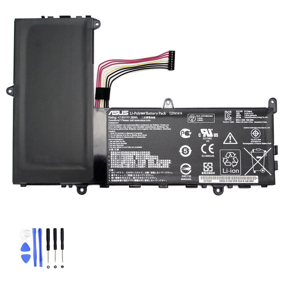 38Wh Asus C21N1414 Akku