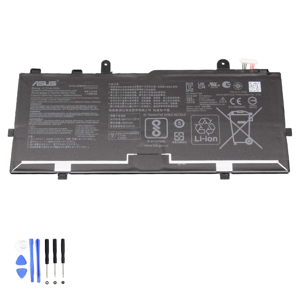 39Wh Asus C21N1714 Akku