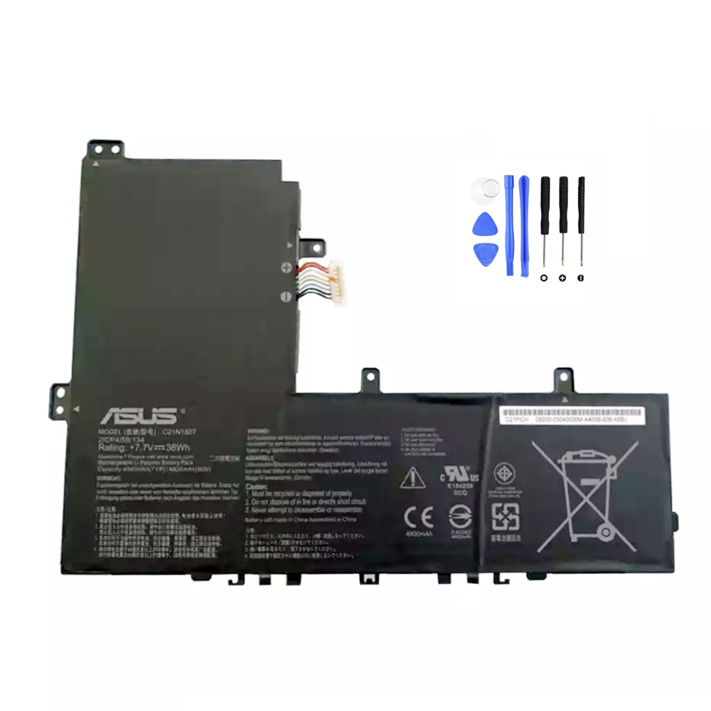 38Wh Asus C21N1807 Akku