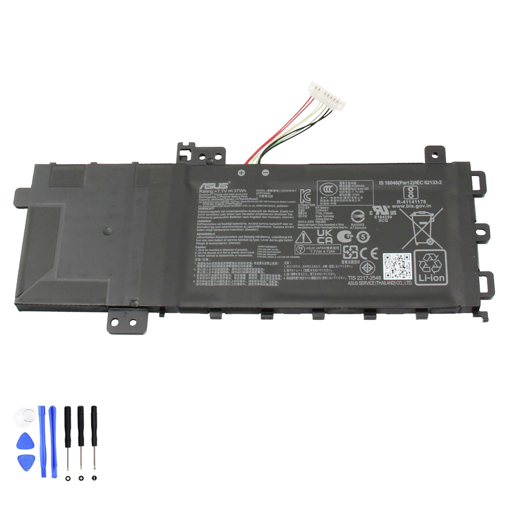 37Wh Asus C21N1818-1 Akku