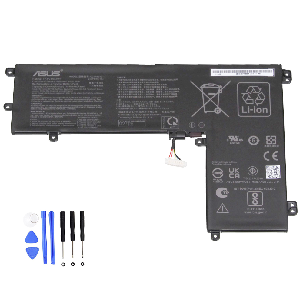 38Wh Asus C21N1913-1 Akku