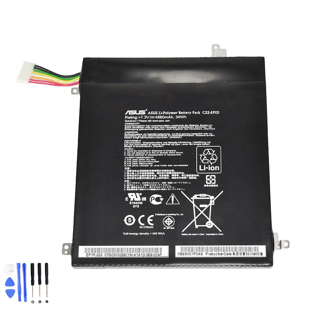 34Wh Asus C22-EP121 Akku