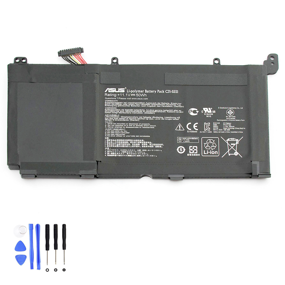 50Wh Asus C31-S551 Akku