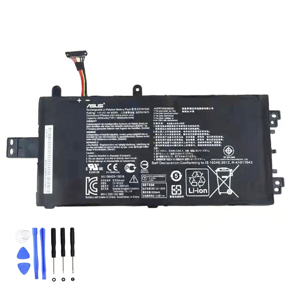45Wh Asus C31N1522 Akku