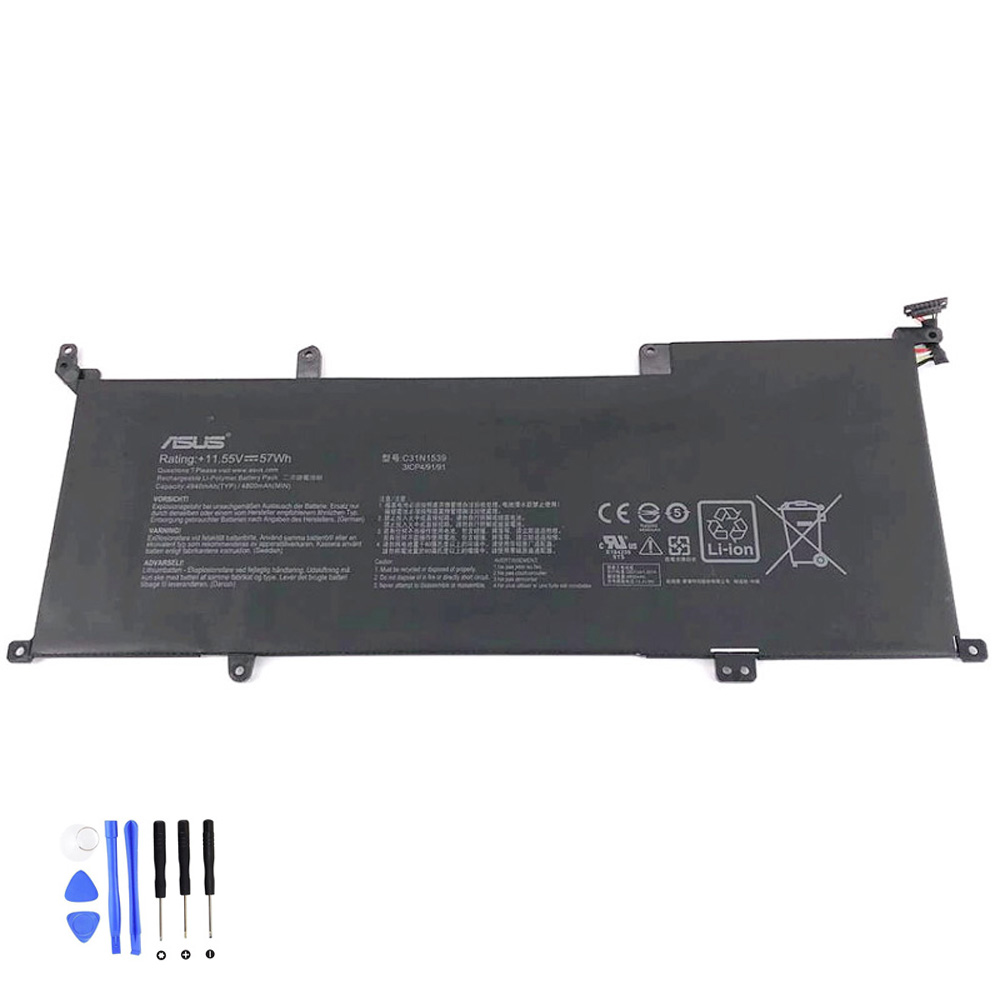 57Wh Asus C31N1539 Akku