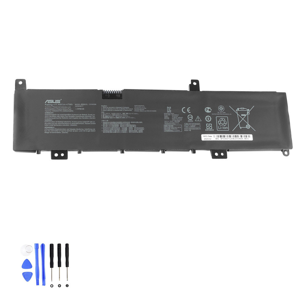 47Wh Asus C31N1636 Akku